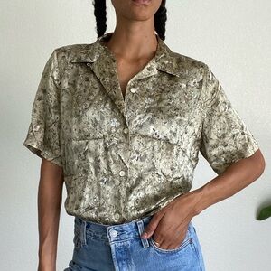 Vintage* 100% silk CHRISTINE &JILL top